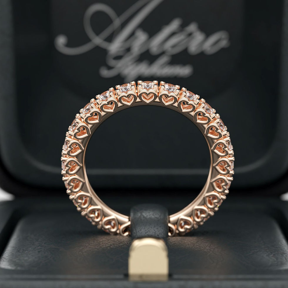 Thumbnail: Collection « Romance » Laissez-vous séduire par l’alliance « Romance », un bijou à la fois discret et romantique.