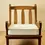 Miniature : Paire de fauteuils brutalistes en bois naturel, coton, vers 1970, Italie