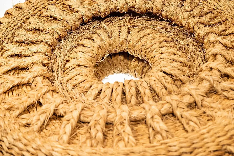 Miniature : Miroir en corde, France, datant d'environ 1970