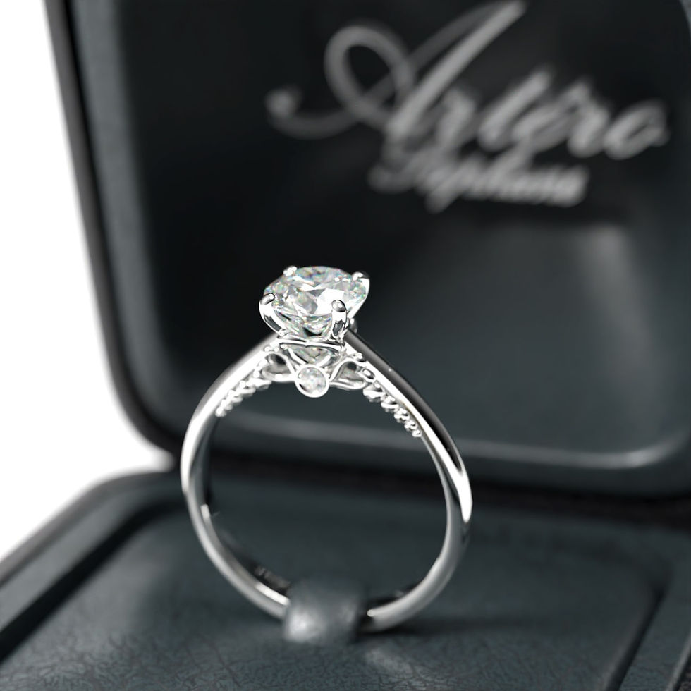 Miniature : Collection « Passion » Laissez-vous enflammer par l’éclat vibrant du solitaire de fiançailles de Stéphane Artero