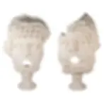 Paire de sculptures, plâtre, France, vers 2000