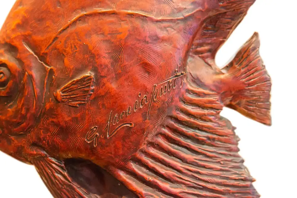 Miniature : Sculpture en céramique « Two Scalars » de Guido Cacciapuoti, Italie, 1930