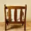 Miniature : Paire de fauteuils brutalistes en bois naturel, coton, vers 1970, Italie