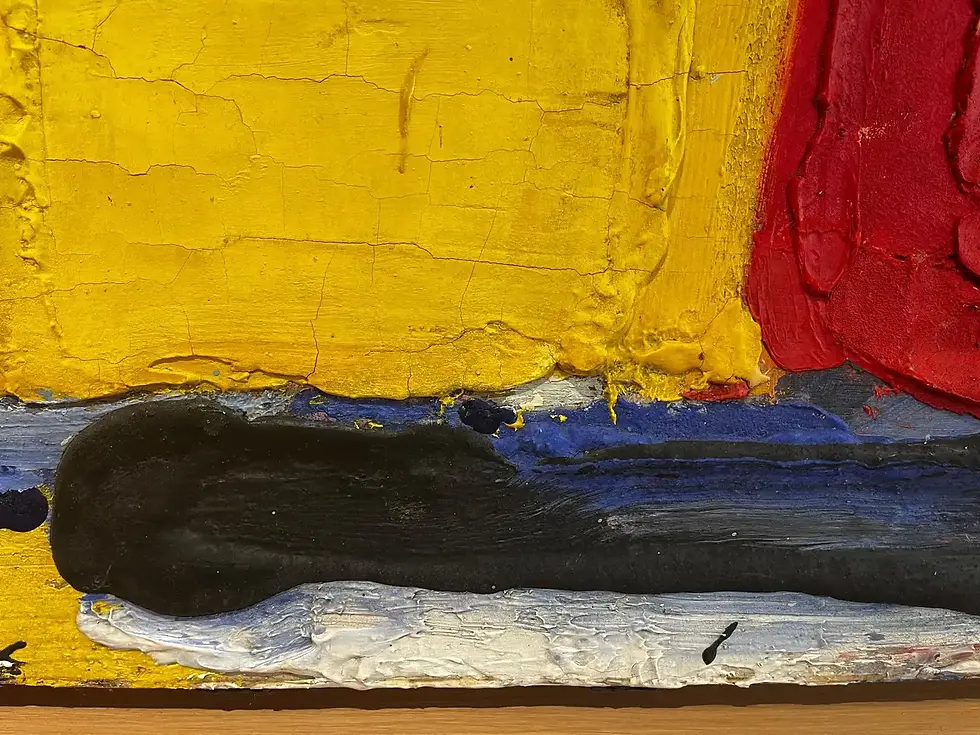 Miniature : Peinture de Bram Bogart, signée au dos, vers 1970, Belgique