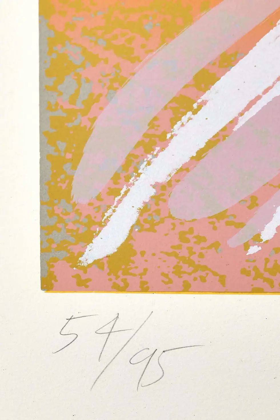 Miniature : Albert Irvin, sérigraphie couleur, vers 1980