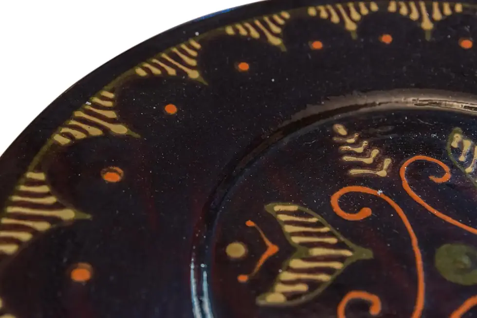 Miniature : Grand plat rond, terre cuite, datant d'environ 1960, France