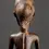 Miniature : Statue Baoulé, Wood, Circa 1950, Côte d'Ivoire, Afrique