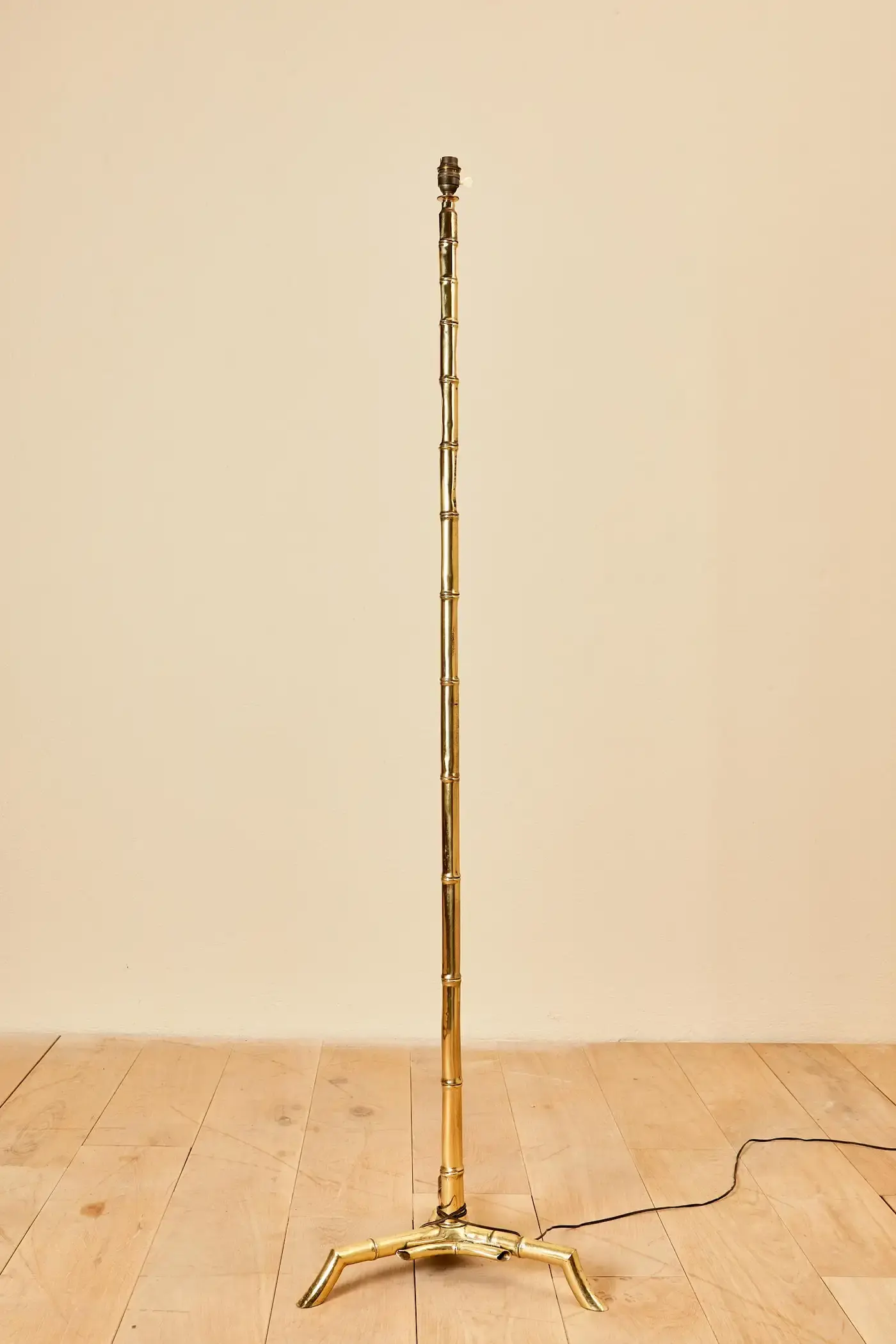 Baguès, lampe à pied, bronze, vers 1970