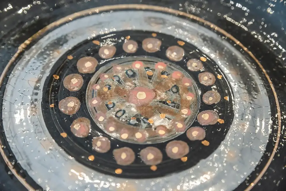 Miniature : Georges Pelletier (1938), ensemble de sept assiettes, vers 1970, France