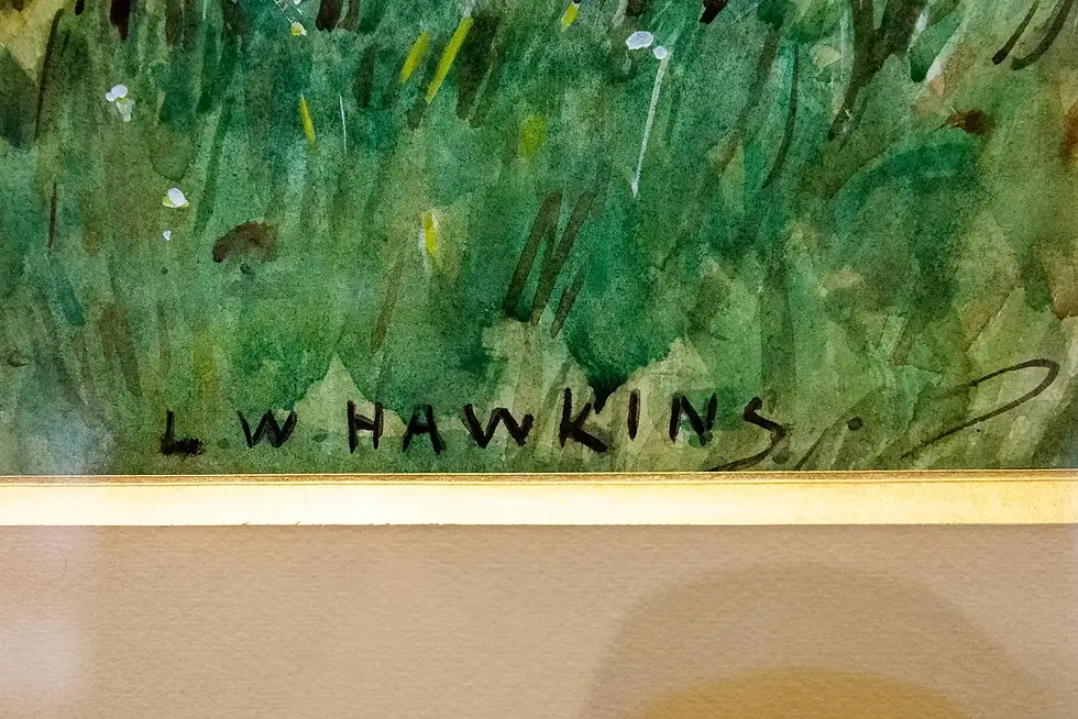 Miniature : Dessin à l'aquarelle sur papier de Louis Welden Hawkins (1849-1910)
