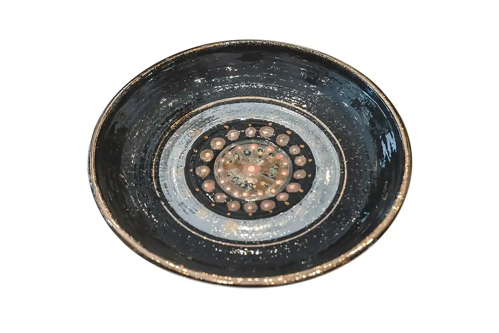 Miniature : Georges Pelletier (1938), ensemble de sept assiettes, vers 1970, France