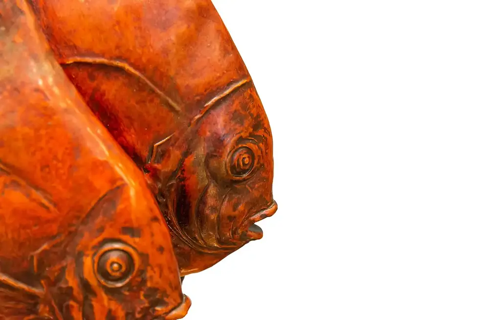 Miniature : Sculpture en céramique « Two Scalars » de Guido Cacciapuoti, Italie, 1930