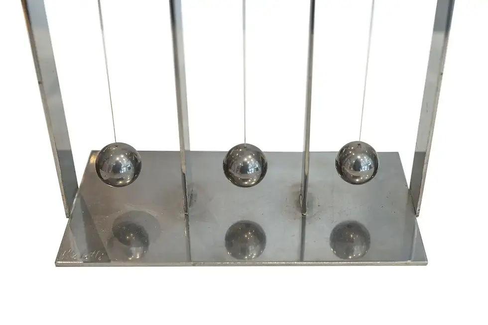 Miniature : Fausto Melotti, Scultura A « I Pendoli », Italie, vers 1970