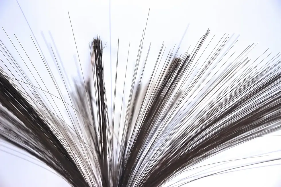 Miniature : Style Harry Bertoia, sculpture (1915-1978), Métal, vers 1970, Italie