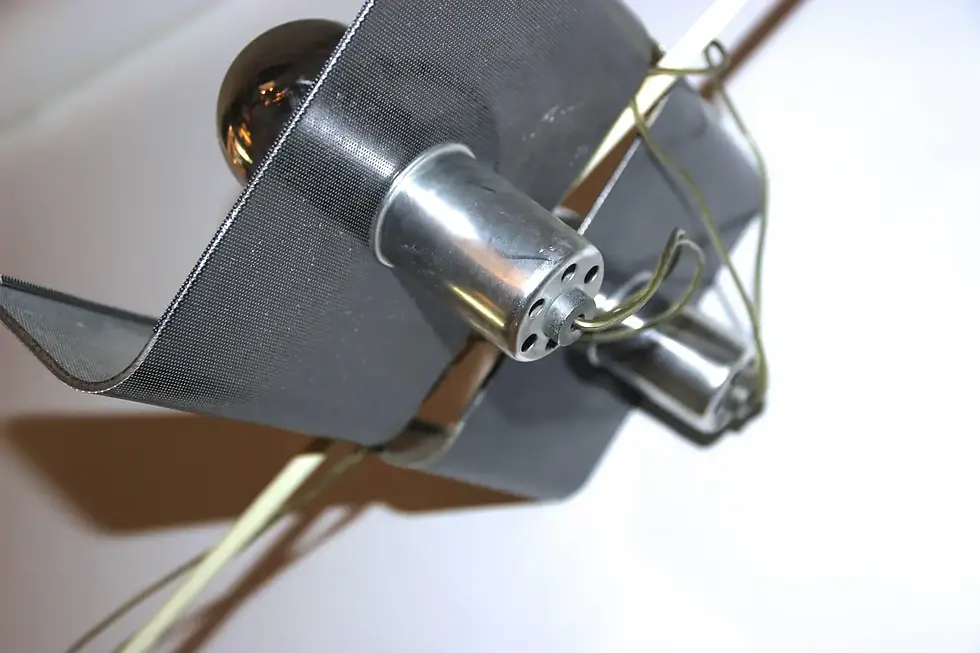Miniature : Lampadaire Valmassoi Conti, Modèle L'Amo, Métal Peint, Fabricant Luci
