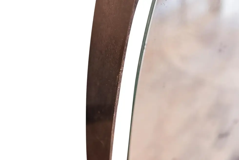 Miniature : Miroir mural ovale Santambrogio & De Berti, Italie, datant d'environ 1960