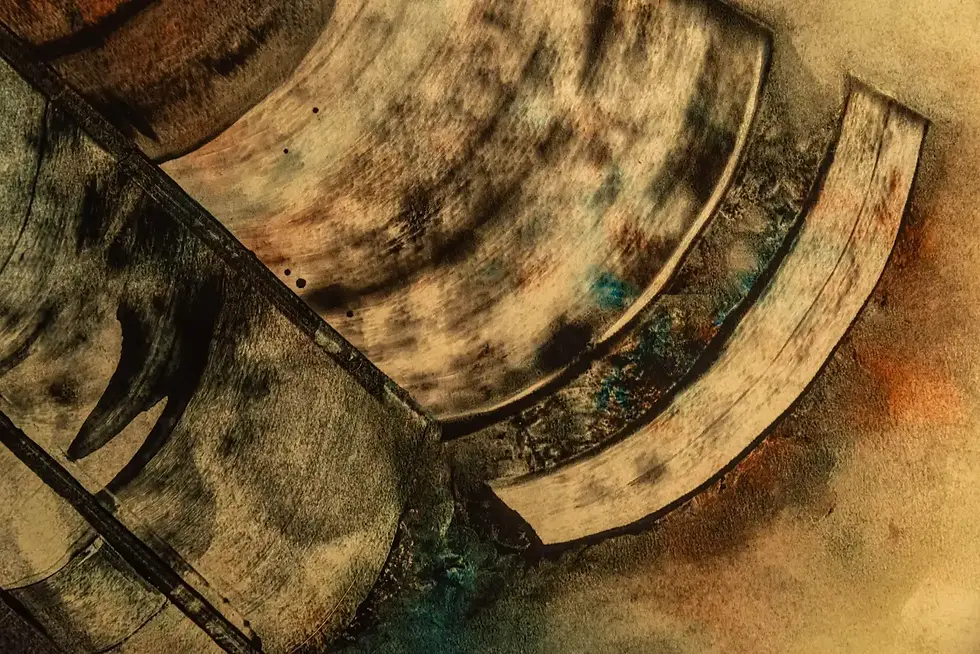 Miniature : Jean Da Milano, Composition, Techniques mixtes sur papier, 1989, France