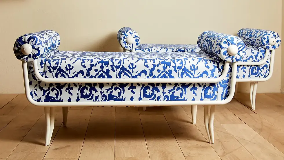 Miniature : Ensemble de quatre canapés René Prou (1889-1947), vers 1950, France