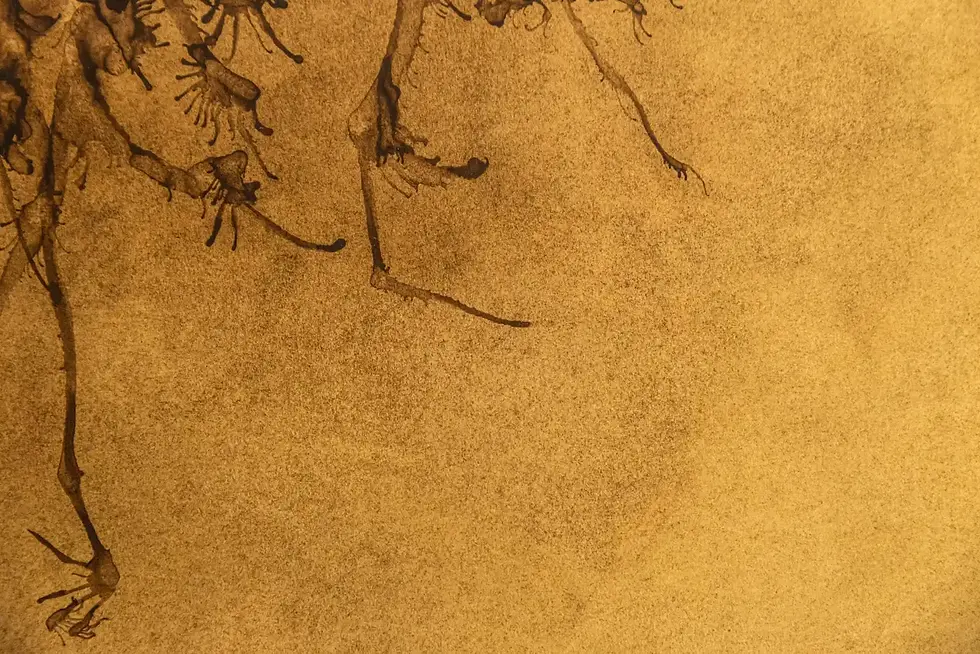 Miniature : Jean Da Milano, Composition, Techniques mixtes sur papier, 1974, France