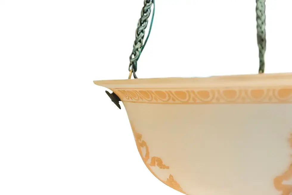 Miniature : Suspension néoclassique dans le style de Kérylos, datant d'environ 1930, France