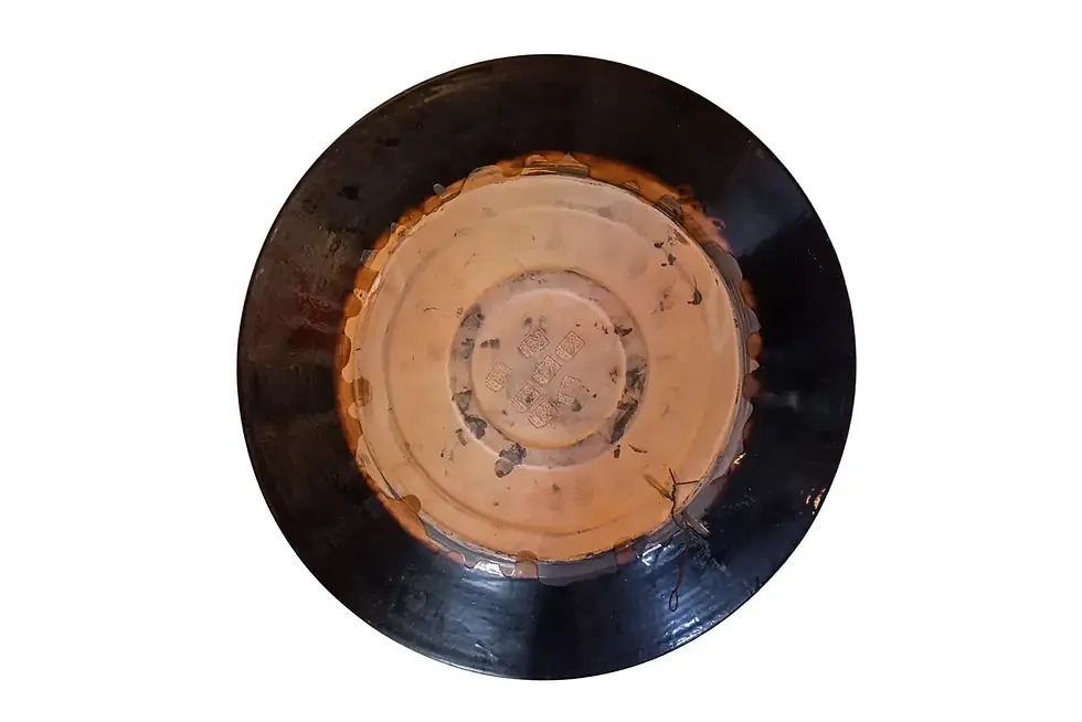 Miniature : Grand plat rond, terre cuite, datant d'environ 1960, France