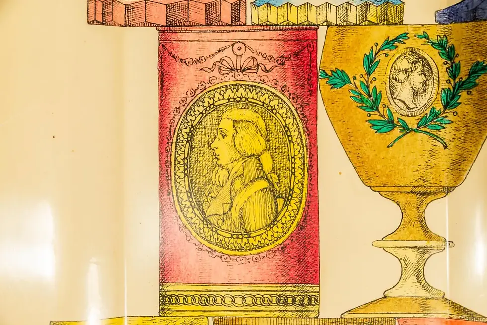 Miniature : Piero Fornasetti, petite table basse, Italie, circa 1950