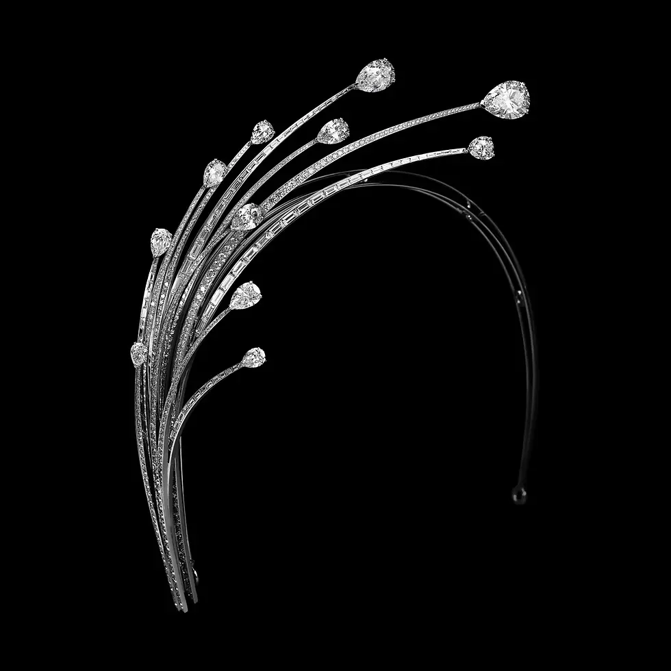 La Tiare « Écume de Diamants » de Charlène de Monaco