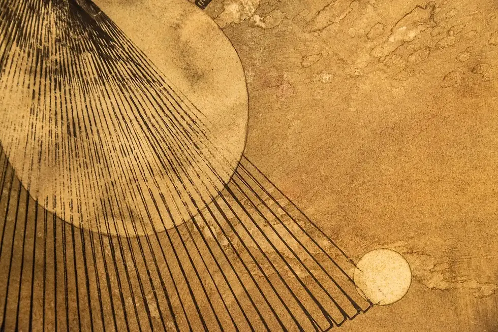 Miniature : Jean Da Milano, Composition, huile sur papier, 1974, France