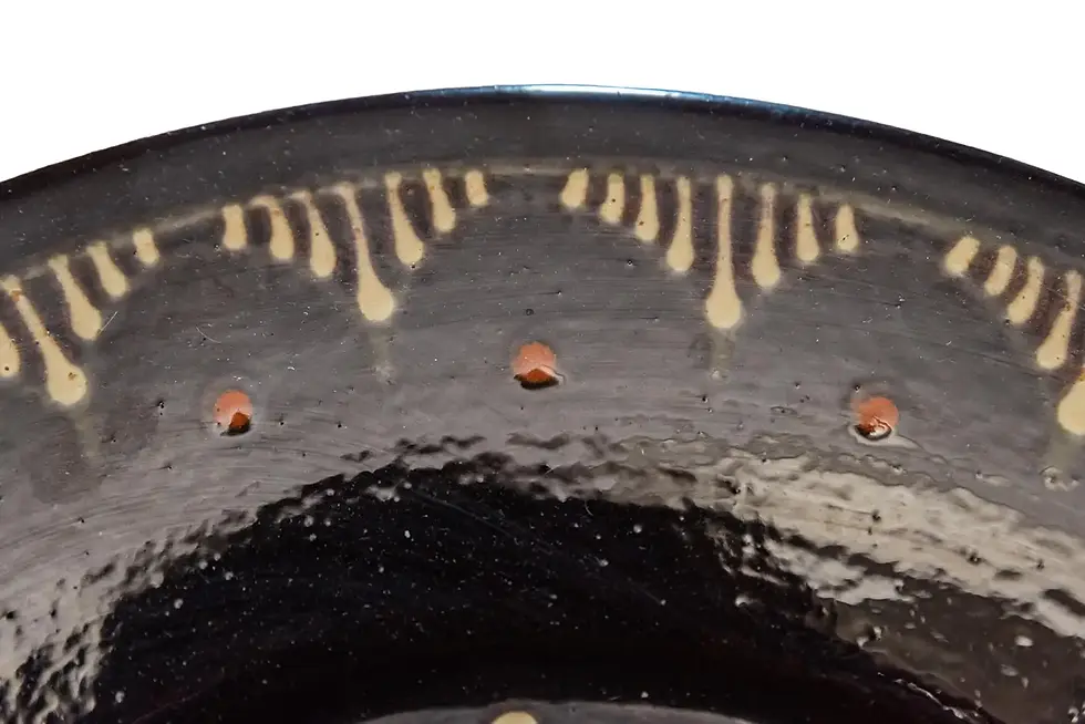 Miniature : Grand plat rond, terre cuite, datant d'environ 1960, France