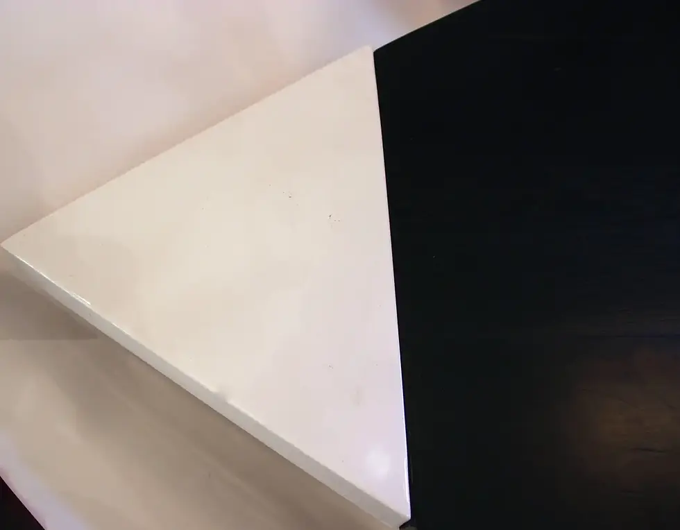 Miniature : Table Laguna de Pier Paolo Calzolari, deux éléments, 1980, Italie