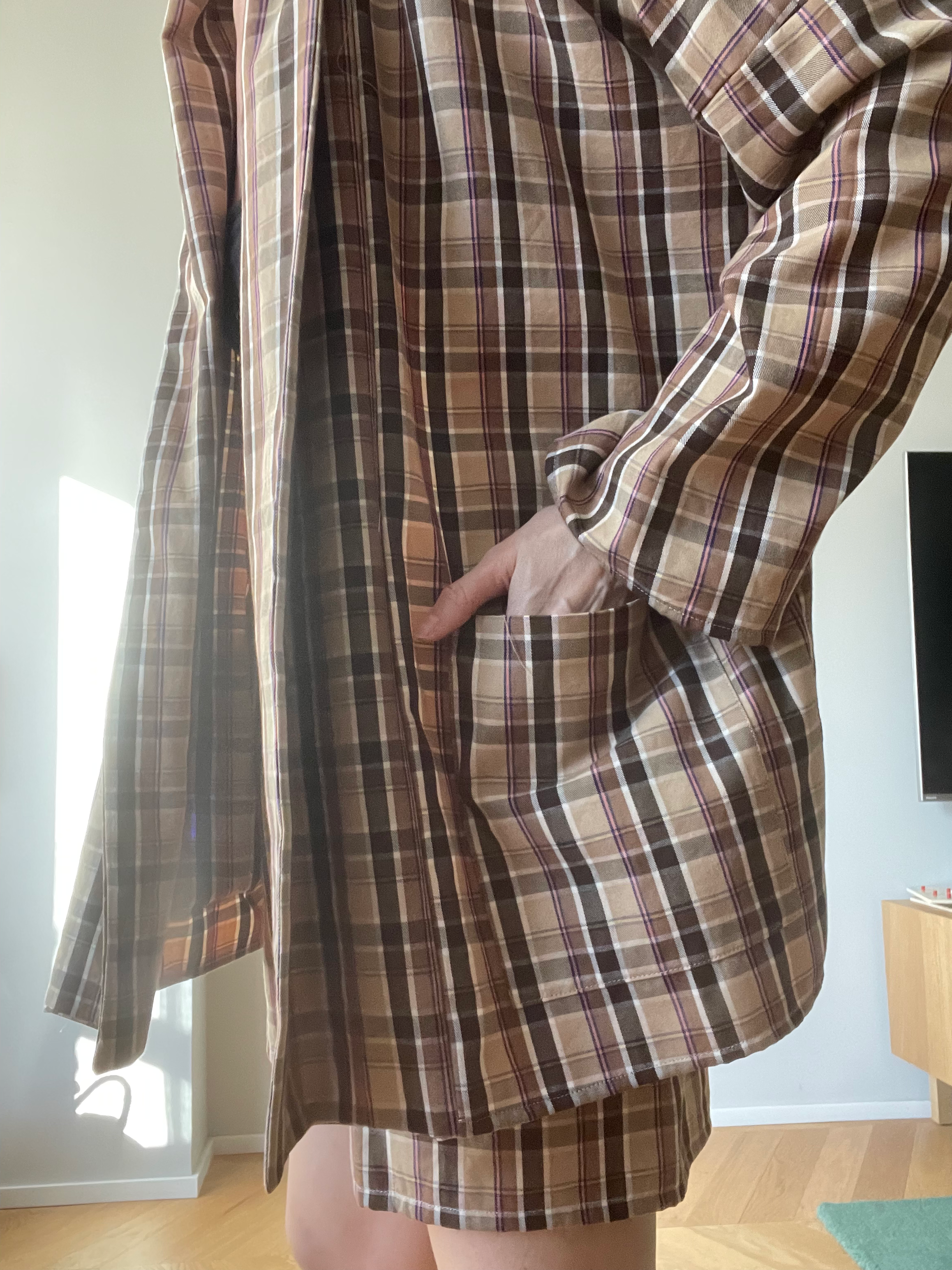 Tamar Jacket  - Brown Check