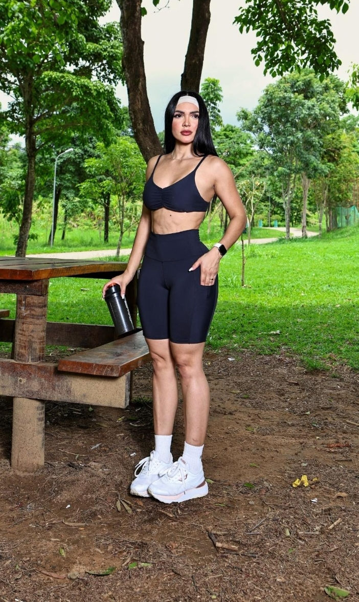 Miniatura: Shorts Meia Coxa Poliamida Premium C/Bolso (494)