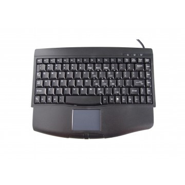 Mini Keyboard with Touch Pad - PS2 Cable (Black) | Datacom