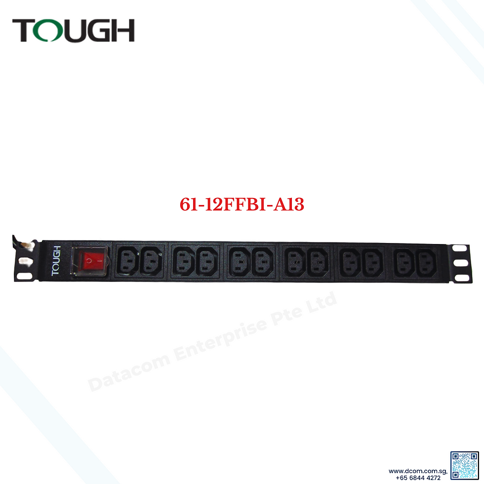 Tough PDU 19inch 12port UK C13 Socket output A13