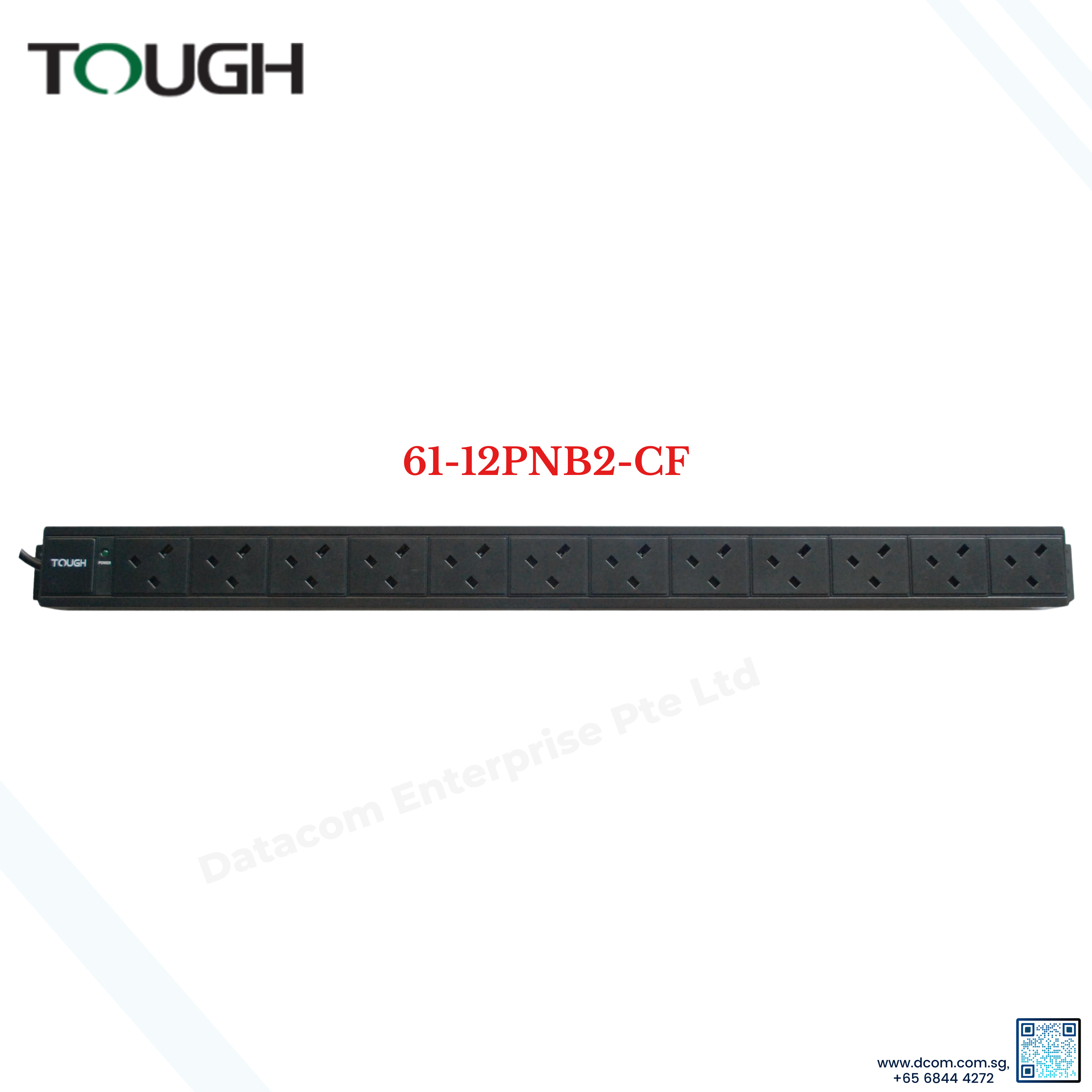 Tough PDU 12port UK socket output C Form