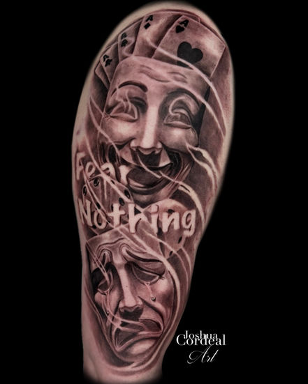 Black and gray tattoo, realism tattoo, Chattanooga TN