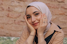 woman smiling