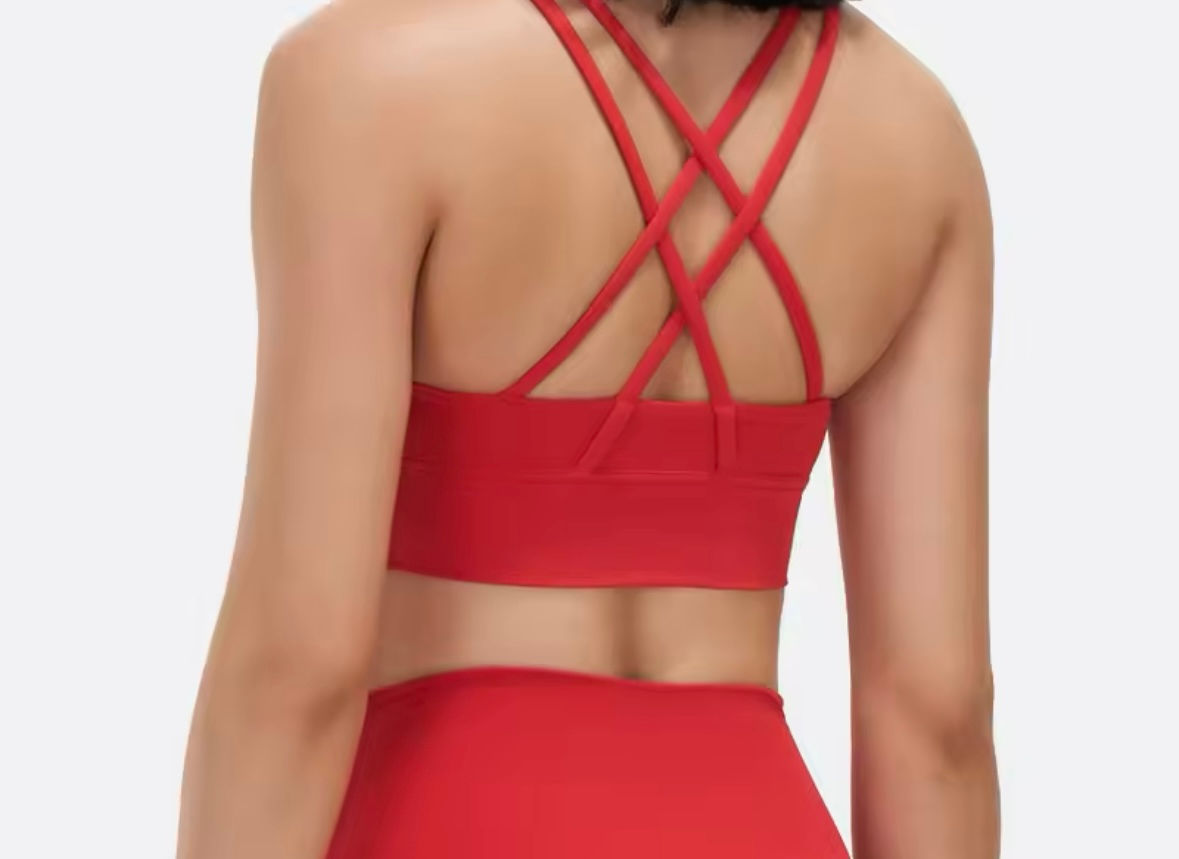 Fin Fit Sports Bra Bright Red
