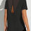 Thumbnail: FinFit T-shirt Black with Lovely Crossover Back