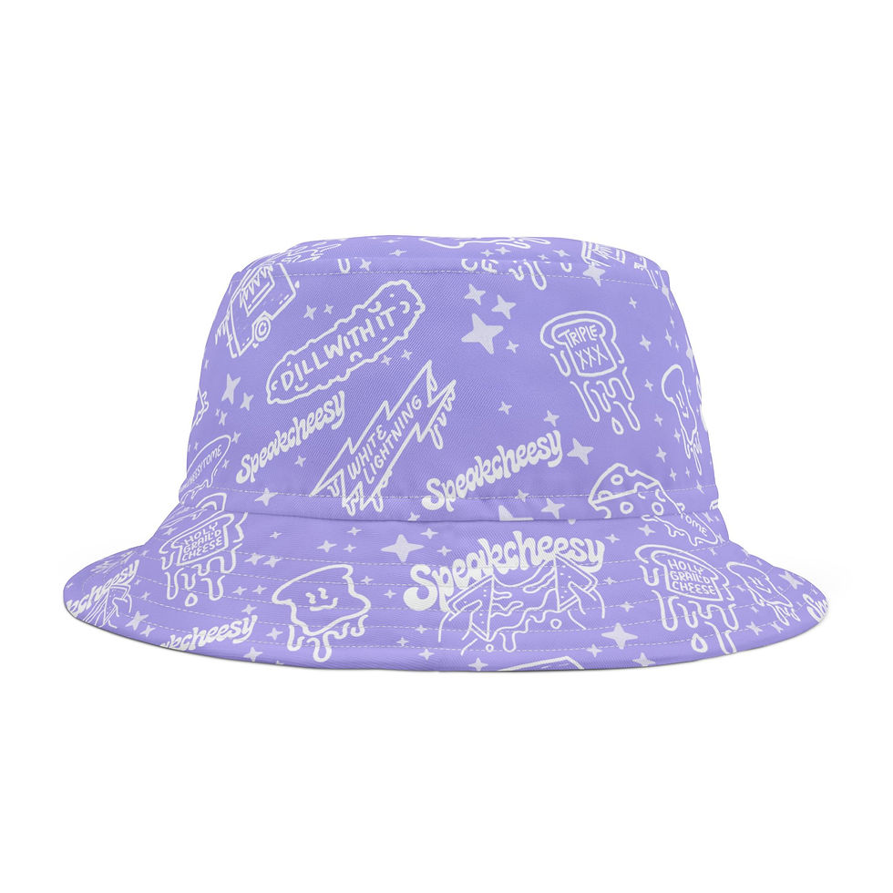 Thumbnail: New! Melted in the Stars Speakcheesy Bucket Hat in Mx Lulu Luxe L’amour