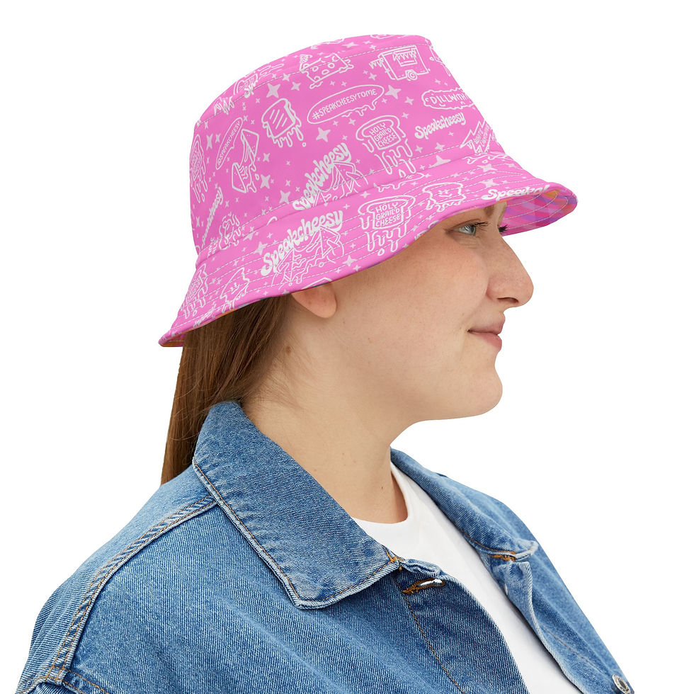 Thumbnail: New! Melted in the Stars Speakcheesy Bucket Hat in Miss Candii Coquette