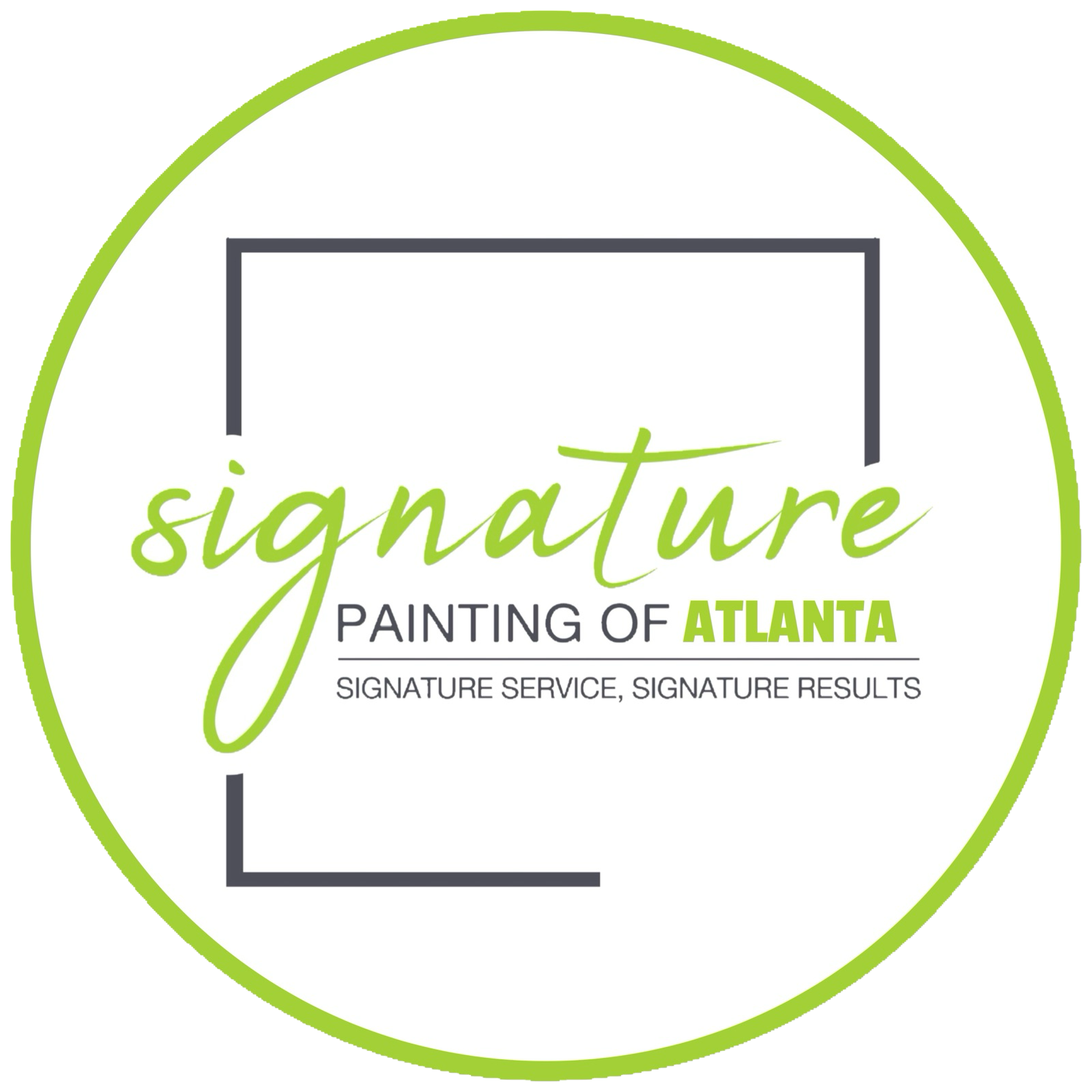 Signature Painting of Atlanta Logo
