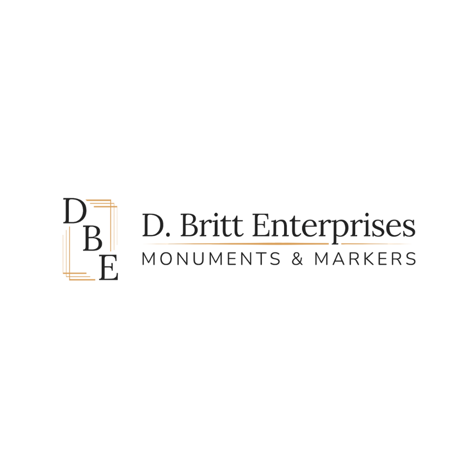 D. Britt Enterprises Monuments & Markers Logo