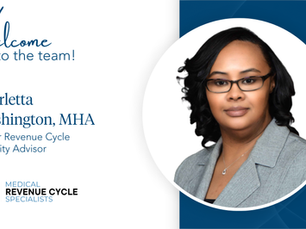 MRCS Welcomes Charletta Washington, MHA, as Senior Revenue Cycle Integrity Advisor