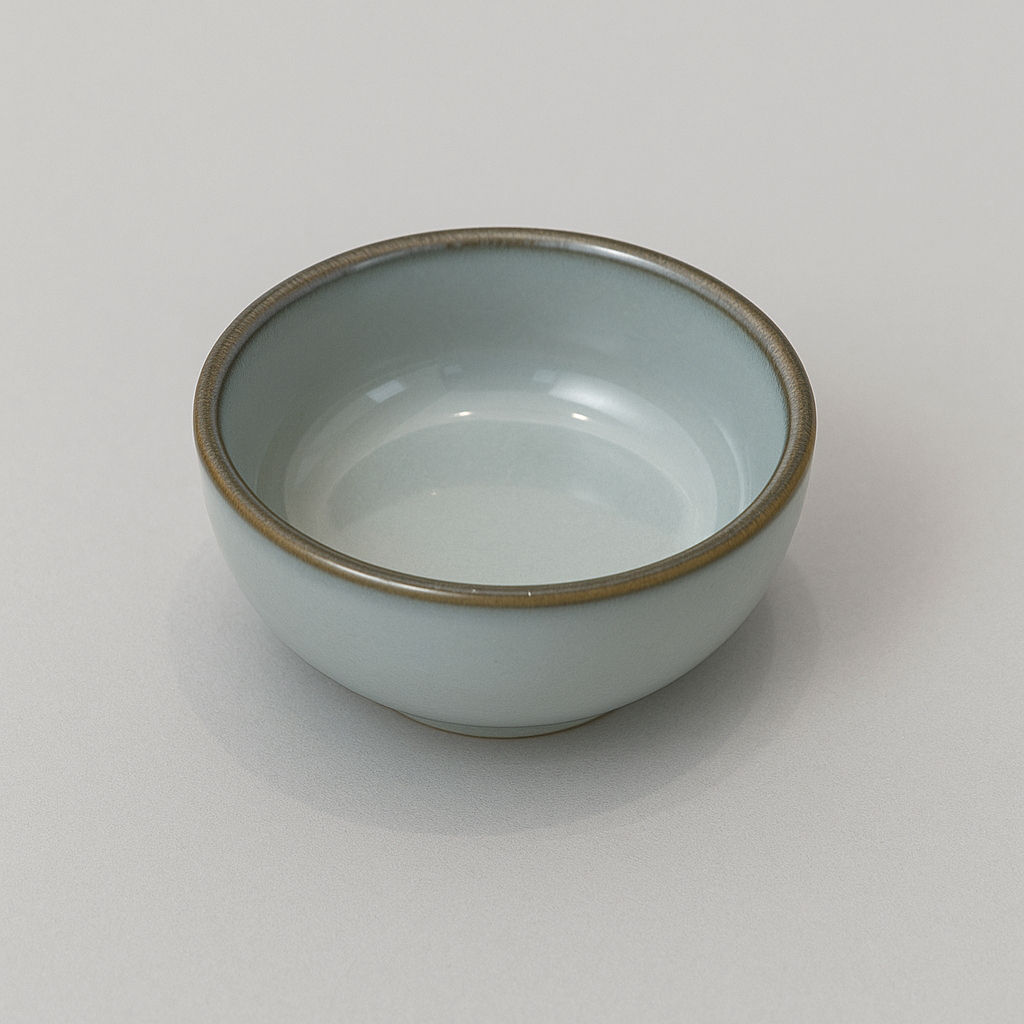 Futterschale hellgrau