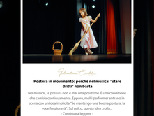 Postura in movimento: perché nel musical “stare dritti” non basta