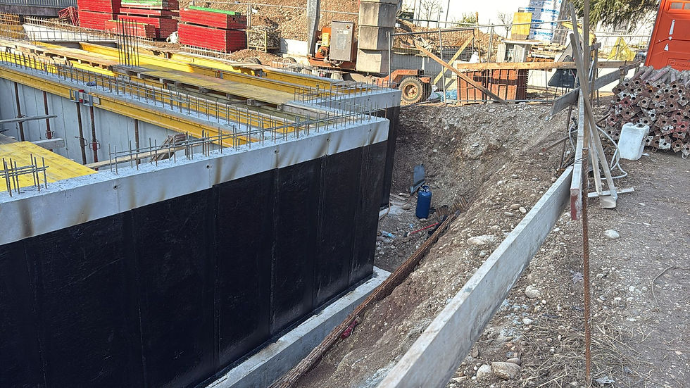 Aggiornamento cantiere via Copparo – Taverna e impermeabilizzazione