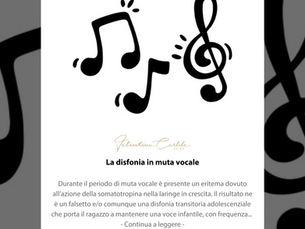 Dysphonia during voice mutation