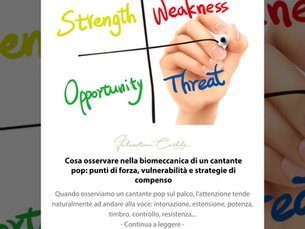 What to Look for in the Biomechanics of a Pop Singer: Strengths, Vulnerabilities, and Compensation Strategies