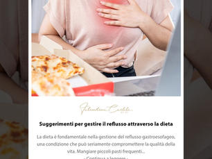 Tips for managing reflux through diet